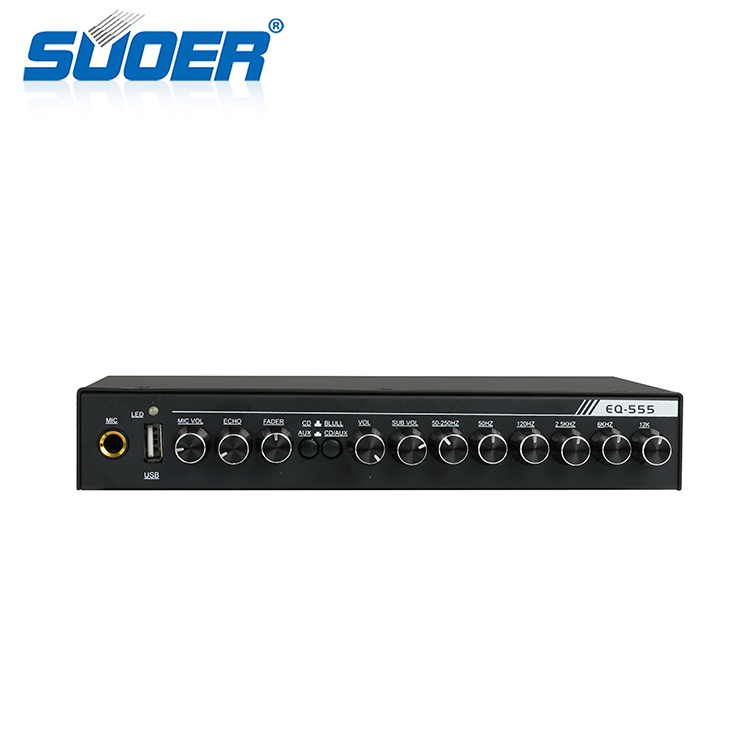 Car Equalizer - EQ-555 5 brand car equalizer