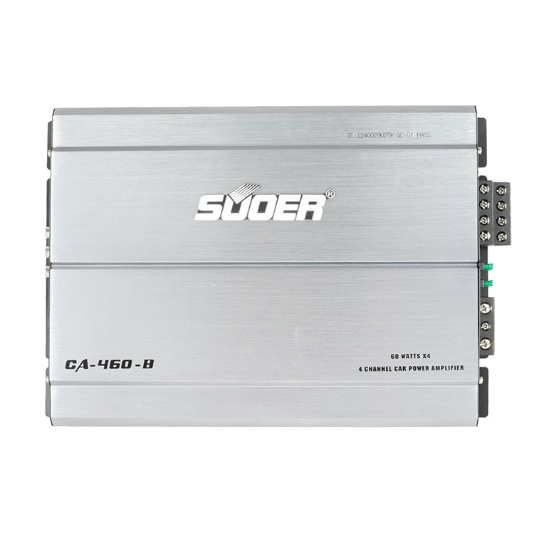 Suoer CA-460-B 12V digital amp car power amplifier 4 channel car audio amplifier