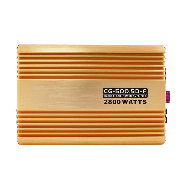 Suoer New trend CG-500.5D-F audio 5 channels full frequency class D max 2800w car amplifier